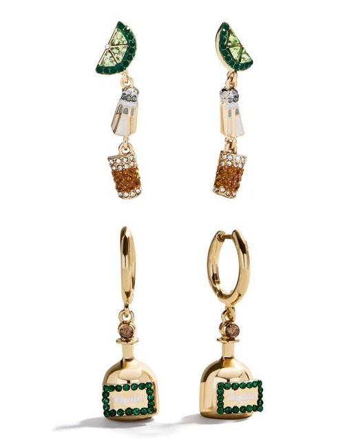 BaubleBar White On The Rocks Set Of 2 Drop Earrings