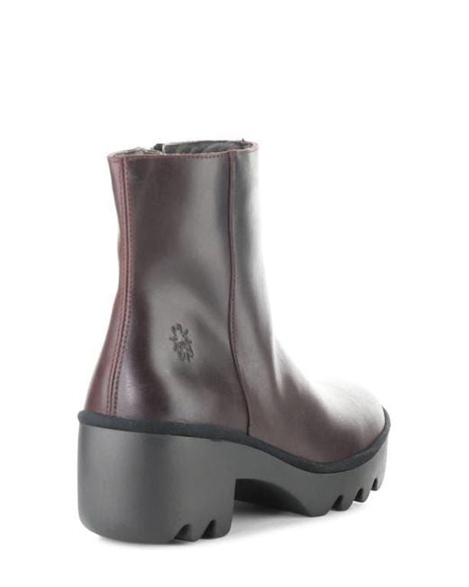 Fly London Gray Toor Platform Bootie