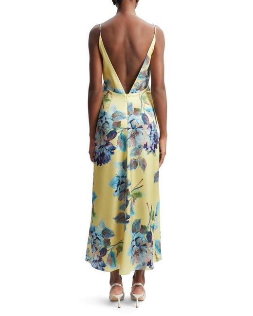 Bardot Multicolor Wintour Floral Print Satin Dress