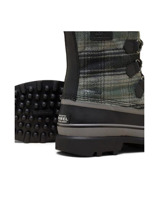 Sorel Black Caribou Wp Boot for men