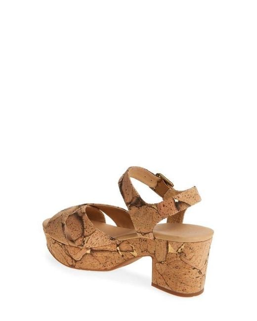Chocolat Blu Multicolor Cork Platform Sandal