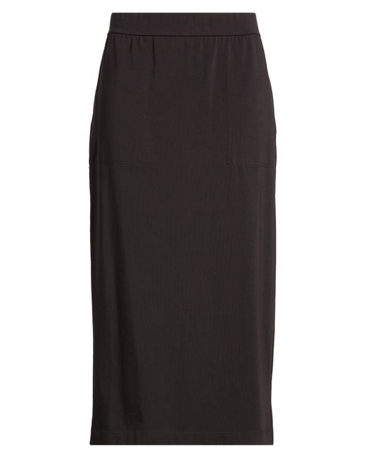 Eileen Fisher Black Stretch Jersey Skirt