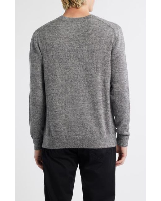 Alex Crane Gray Campo Merino Wool Crewneck Sweater for men