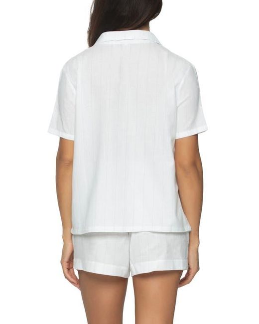 Felina White Mirielle Short Pajamas