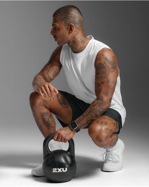 2xu Gray Signature Tank for men