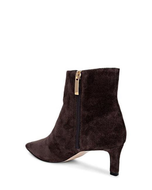 L'Agence Brown Lilly Pointed Toe Bootie