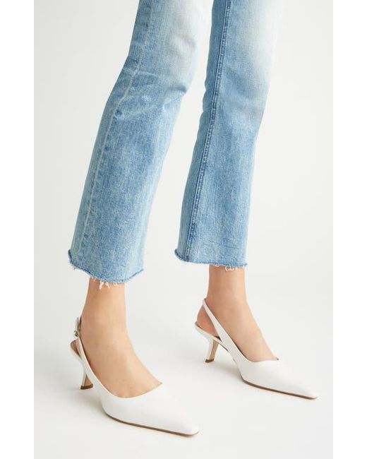 Sam Edelman White Bianka Slingback Pump