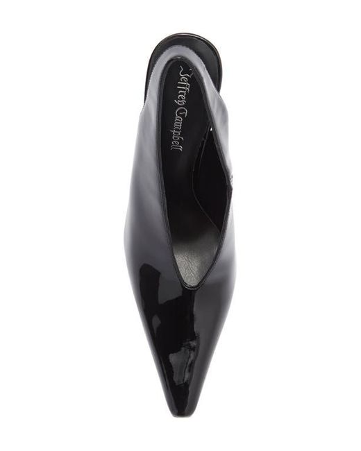 Jeffrey Campbell Black Alimony Slingback Pump