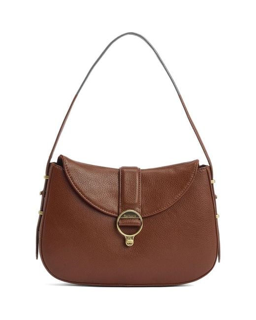 Barbour Brown Alder Leather Sling Bag