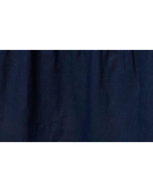 PAIGE Blue Ophella Sleeveless Linen & Cotton Sundress