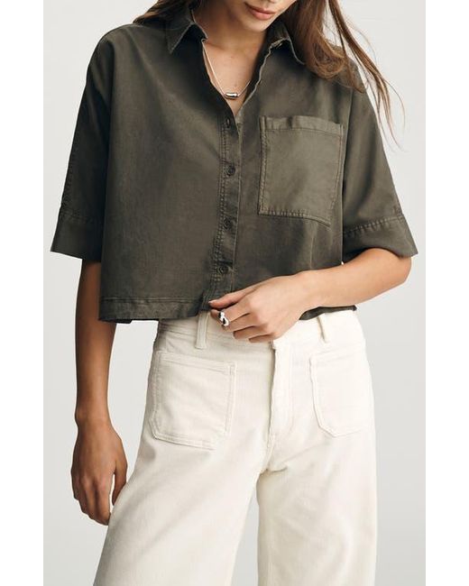 Mavi Multicolor Kambaba Crop Button-Up Shirt