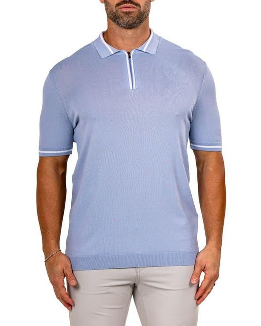 Maceoo Blue Marthy Polo for men