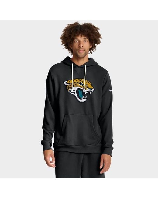 Nike Black Jacksonville Jaguars Sideline Standard Issue Initial Home Dri-Fit Hoodie for men