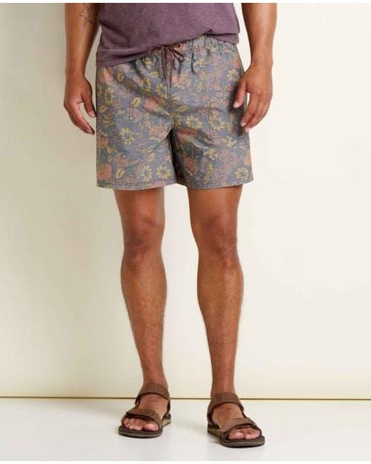 Toad & Co. Gray Boundless Pull-On Short for men