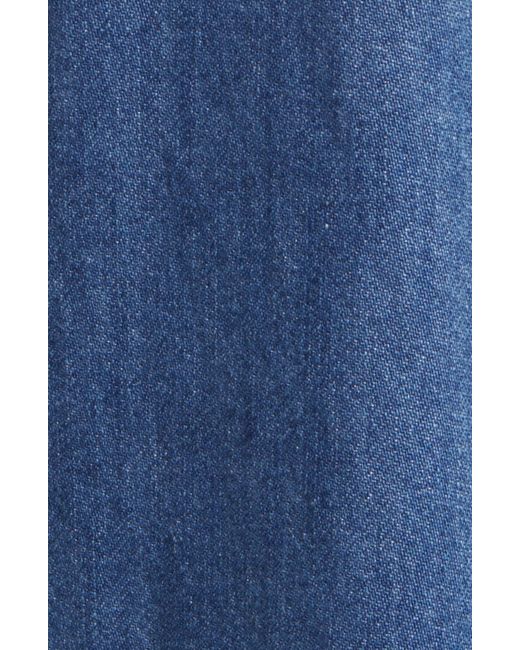 Hidden Jeans Blue Frayed Hem Denim Maxi Skirt