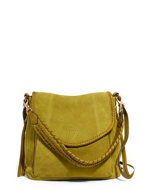 Aimee Kestenberg Green All For Love Convertible Leather Shoulder Bag