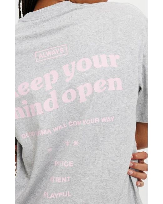 Cotton On Blue The Boxy Graphic Tee