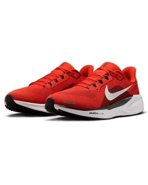 Nike Red Cleveland Browns Air Zoom Pegasus 41 Sneakers