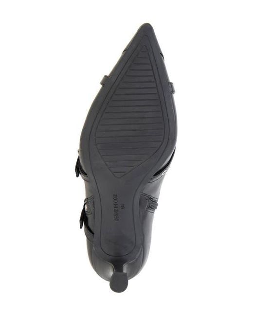 Kenneth Cole Black Umi Pointed Toe Moto Bootie