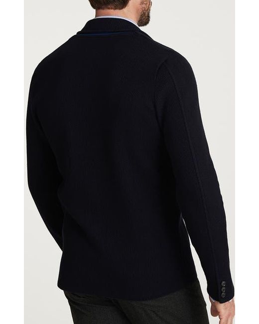 34 Heritage Blue Double Face Blazer for men