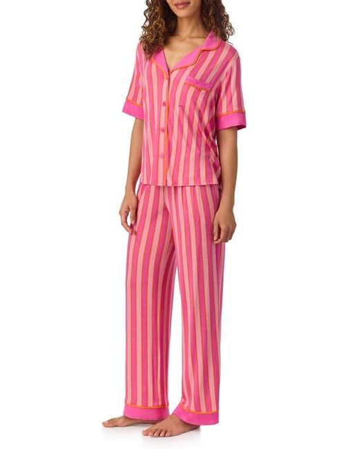 Room Service Pjs Pink Print Long Pajamas