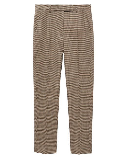 Mango Natural Ankle Skinny Suit Pants