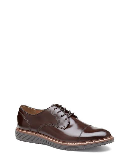 Johnston & Murphy Brown Upton Cap Toe Derby for men