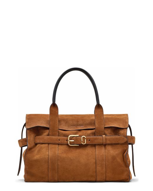 Marc Jacobs Brown The Suede Dakota Tote