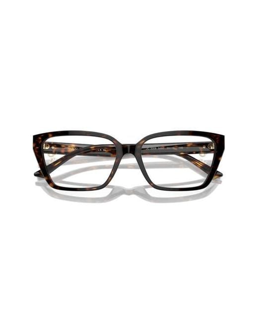 Jimmy Choo Multicolor 55Mm Cat Eye Optical Glasses