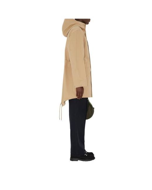 Burberry Natural Bonded Gabardine Parka for men