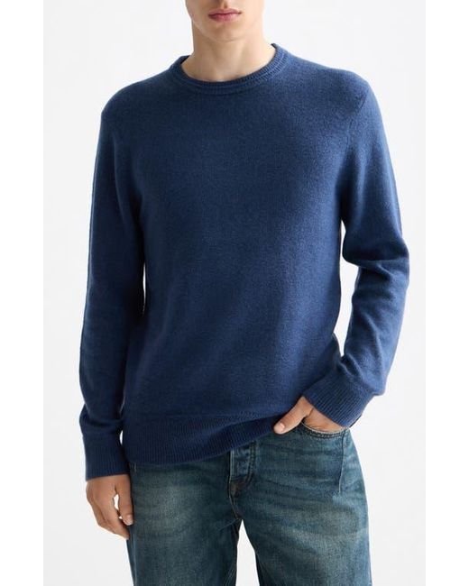 Scotch & Soda Blue Soft Knit Crewneck Sweater for men