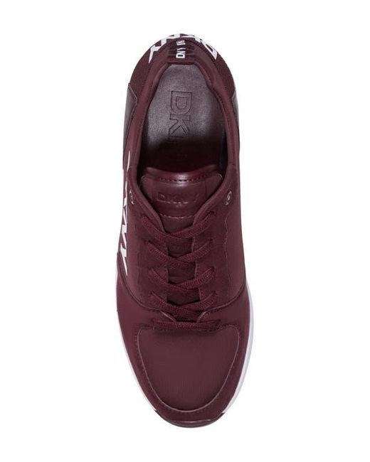 DKNY Purple Cait Wedge Sneaker