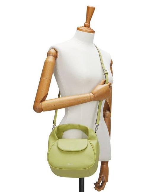 orYANY Green Anaan Leather Top Handle Tote