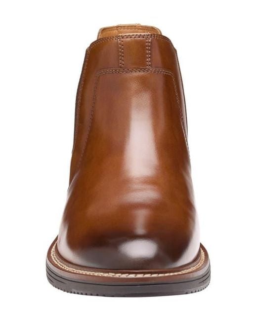Johnston & Murphy Brown Upton Chelsea Boot for men