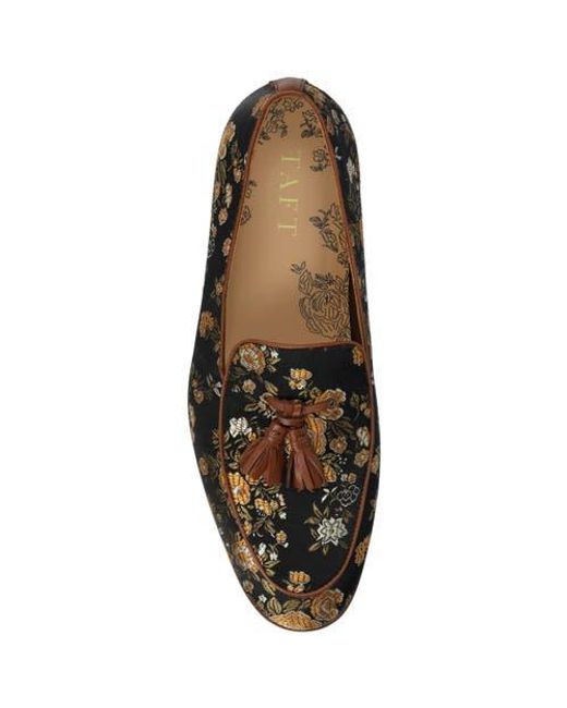 Taft Black Tommy Tassel Loafer for men