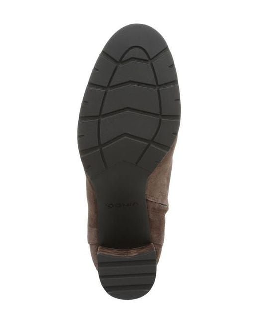 Vince Brown Elora Lugged Plain Toe Bootie