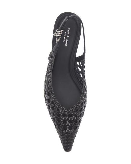 Rag & Bone Blue Brynn Slingback Pump