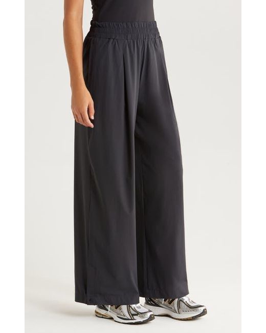 Zella Black Atlas Wide Leg Pants