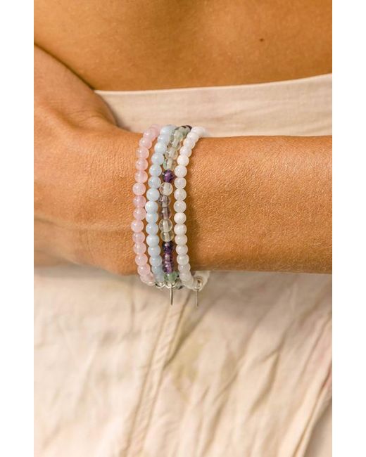 Tiny Rituals White Aquarius Bracelet Set