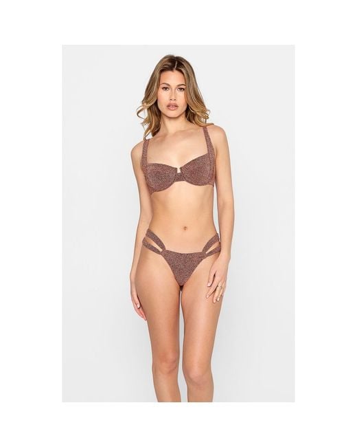 Beach Bunny Swimwear Multicolor Casey Skimpy Bottom