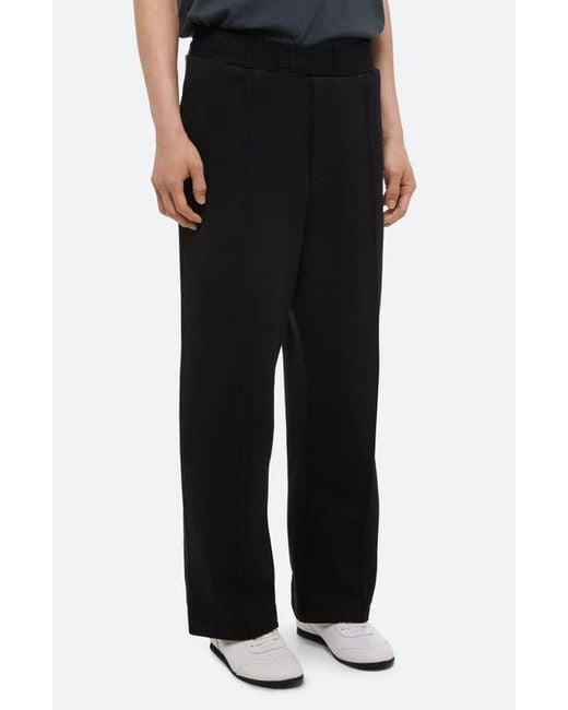 Helmut Lang Black Embossed Studio Sweatpants for men