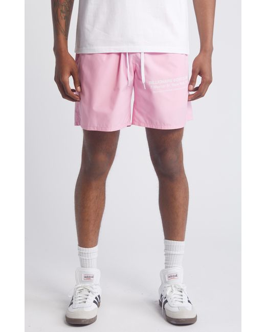 BBCICECREAM Pink Mercer Drawstring Shorts for men