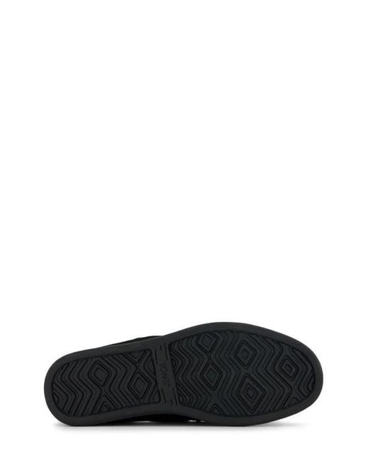 TOMS Black Alonso Fleece Lined Mule for men