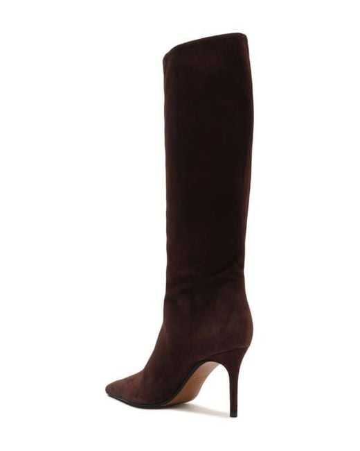 SCHUTZ SHOES Brown Ellen Up Pointed Toe Boot