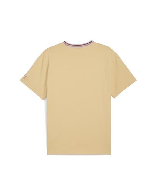 PUMA Natural X Kidsuper Logo Appliqué Cotton T-Shirt for men