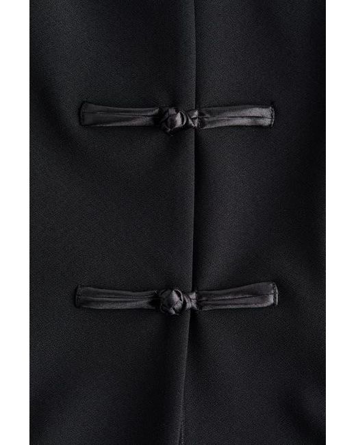 H&M Black Knot-Button Jacket