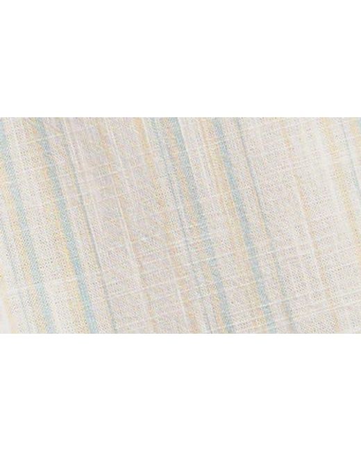 Billabong White All Day Stripe Short Sleeve Button-Up Shirt for men