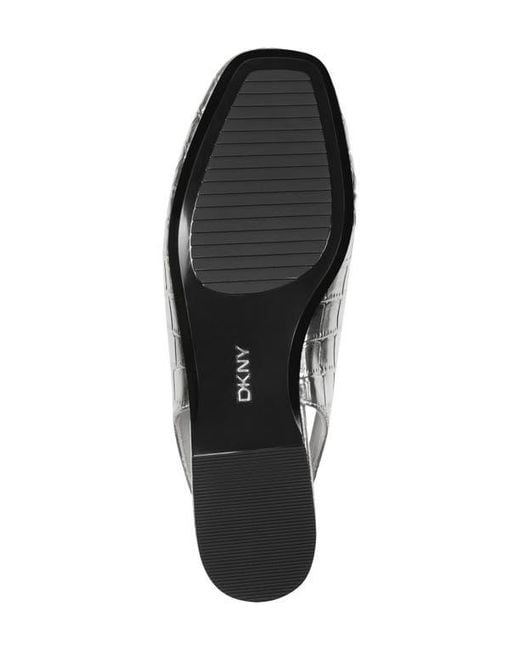 DKNY White Darrow Slingback Flat