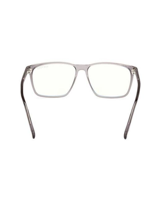 Tom Ford Multicolor 56Mm Square Light Blocking Glasses for men