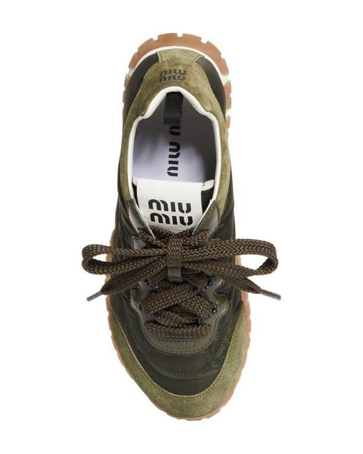 Miu Miu Multicolor Tyre Nylon Sport Sneaker